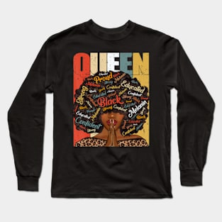 Black History Month Juneteenth  For Black Queen Long Sleeve T-Shirt